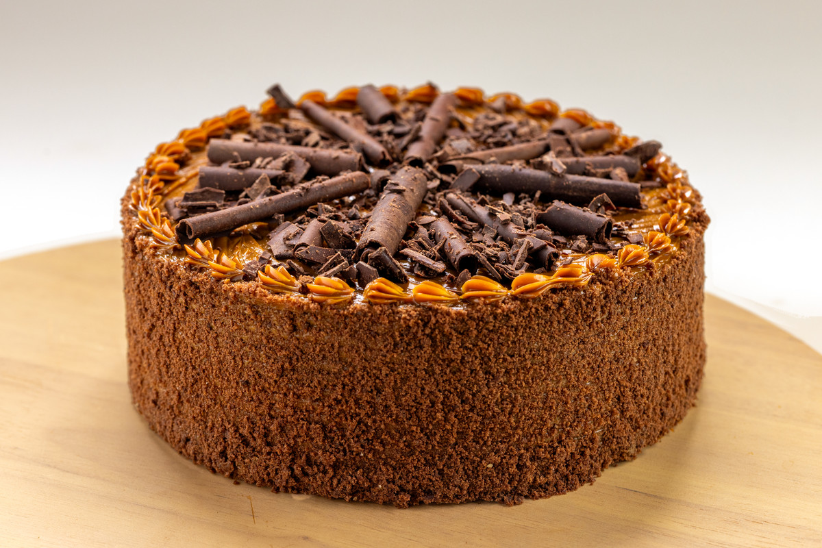 Torta de chocolate y manjar