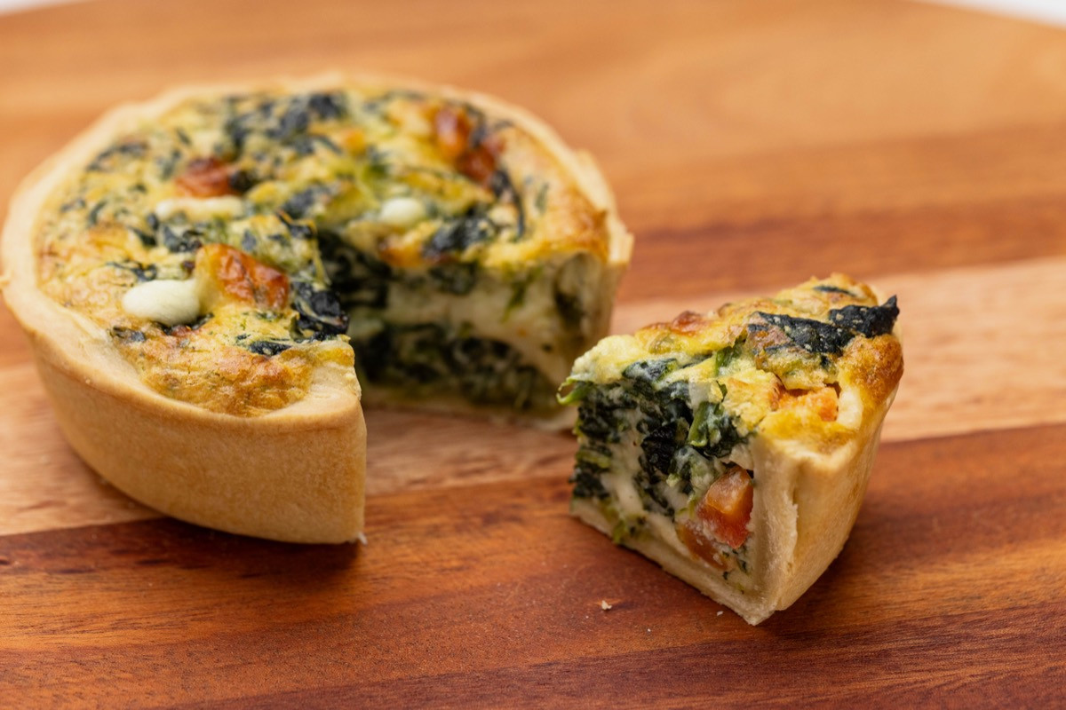 Quiche de Espinaca Porción
